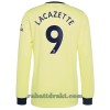 Arsenal Alexandre Lacazette 9 Borte 2021-22 - Herre Langermet Fotballdrakt